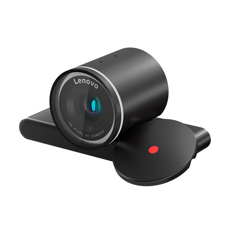 Camara Web Lenovo 4K PRO (3840 x 2160@30 fps), Interfaz: USB Tipo-C, Color negro
