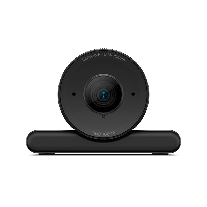 Camara Web Lenovo FHD (1920×1080@30 fps), Interfaz: USB 2.0 Tipo-A, Color negro