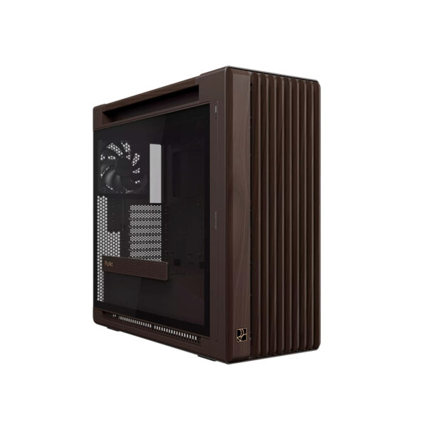 Case ASUS ProArt PA602 Wood Edition Retro Brown – Tempered Glass Panel