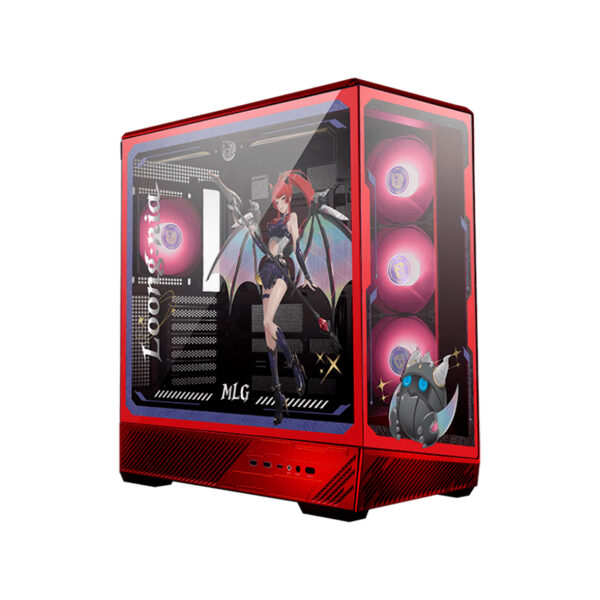Case MSI PANO 130R MLG EDITION, Mid-Tower, soporta: Mini-ITX, Micro-ATX.