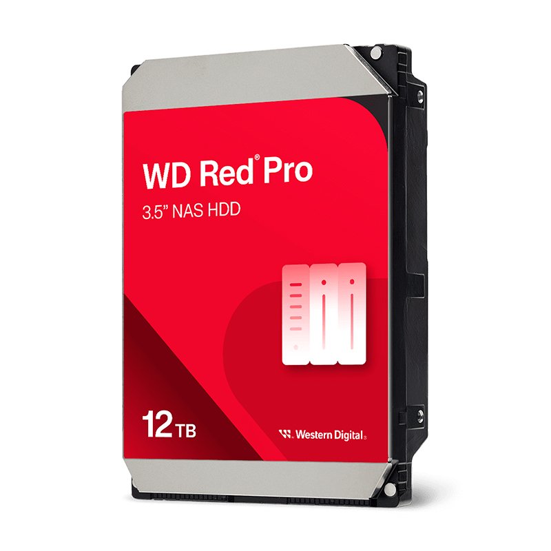 Disco duro Western Digital Red Pro NAS, WD122KFBX 12TB SATA 6Gb/s 7200rpm 3.5” 512MB Cache