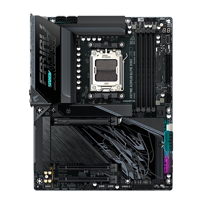 Motherboard GIGABYTE X870E AORUS ELITE X3D, Chipset AMD X870E, Socket AMD AM5, ATX Motherboard GIGABYTE X870E AORUS ELITE X3D, Chipset AMD X870E, Socket AMD AM5, ATX