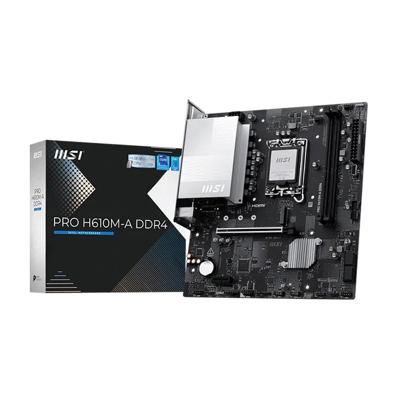 Motherboard MSI PRO H610M-A DDR4, Chipset Intel H610, LGA1700, mATX