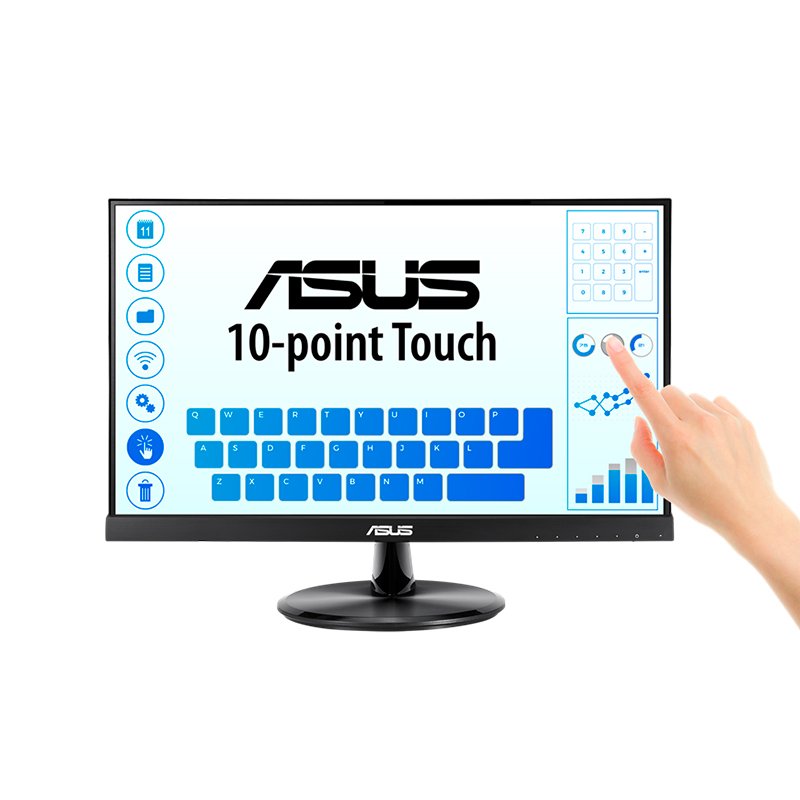 Monitor Plano Multitactil ASUS VT229H, 21.5” FHD IPS (1920×1080) /HDMI x1/VGA x1