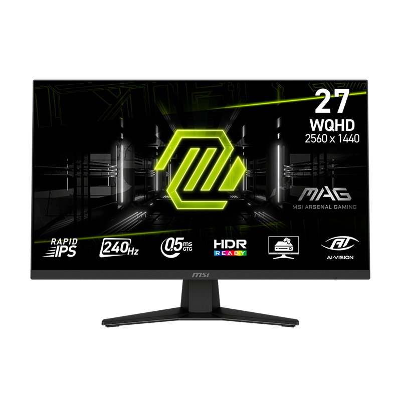 Monitor Plano Gamer MSI MAG 274QF X24, 27” WQHD FAST IPS, HDMI, DP, Headphone-out Monitor Plano Gamer MSI MAG 274QF X24, 27” WQHD FAST IPS, HDMI, DP, Headphone-out