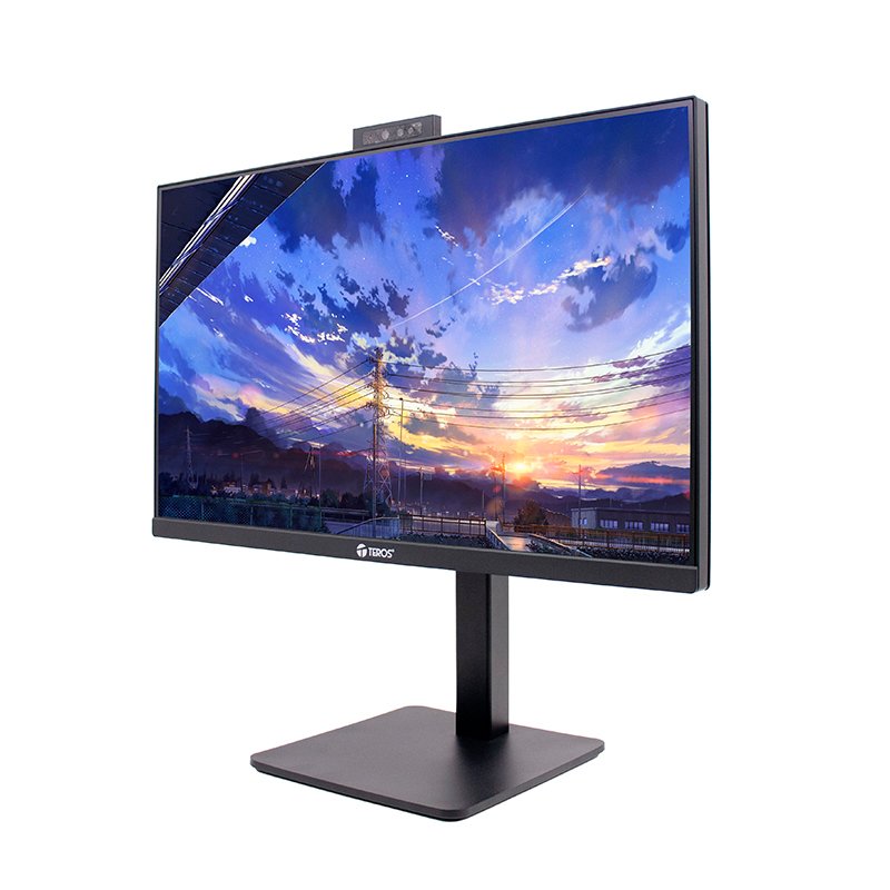Monitor planp TEROS TE-2416CS, 23.8” QHD IPS, 100Hz, 1ms, HDMI, DP, Cámara, Micrófono Monitor planp TEROS TE-2416CS, 23.8” QHD IPS, 100Hz, 1ms, HDMI, DP, Cámara, Micrófono