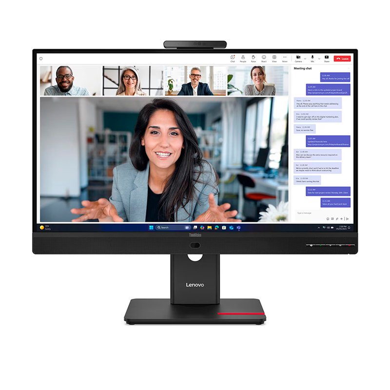 Monitor Plano Lenovo ThinkVision T27QD-4v, 27” WLED QHD/IPS/HDMI/DP/DP-OUT/USB-C/RJ45/5Wx2 Monitor Plano Lenovo ThinkVision T27QD-4v, 27” WLED QHD/IPS/HDMI/DP/DP-OUT/USB-C/RJ45/5Wx2