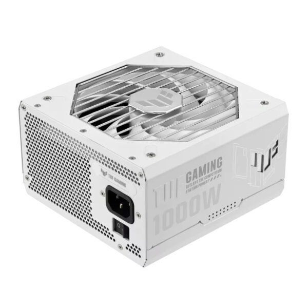 Fuente de alimentación TUF Gaming 1000W Gold White Edition, 80 PLUS Gold, Formato ATX.