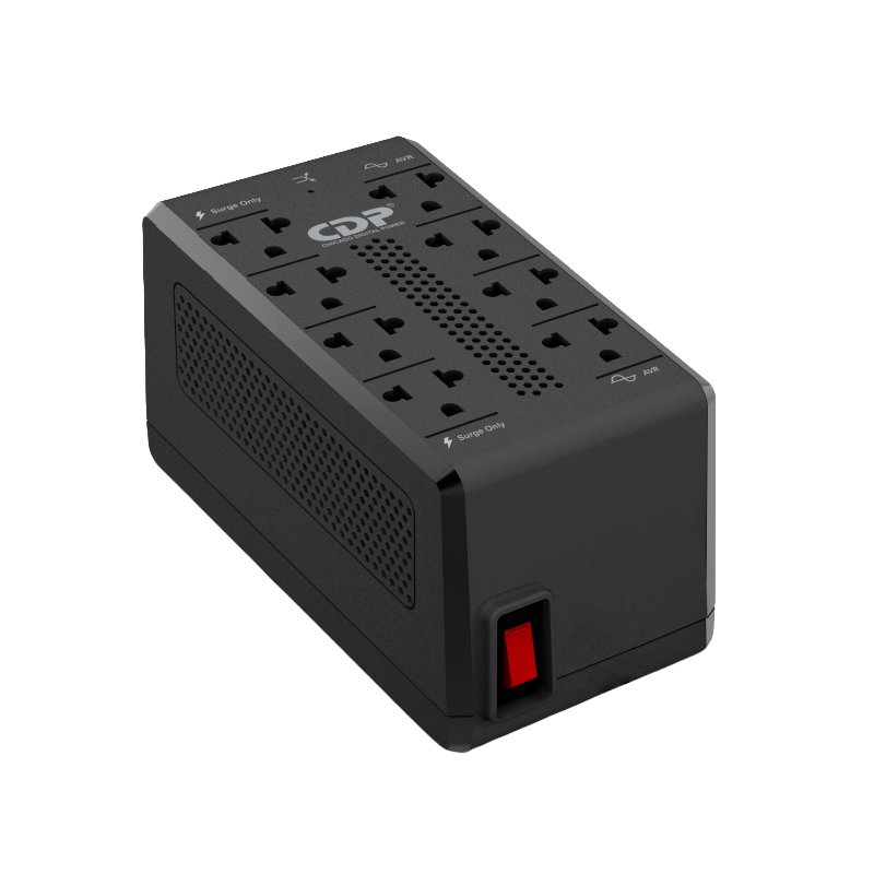 Estabilizador automatico de voltaje con supresion de picos CDP RAVR1008i, 1000VA/500Watts Estabilizador automatico de voltaje con supresion de picos CDP RAVR1008i, 1000VA/500Watts