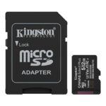 Tarjeta de Memoria Kingston 512GB MicroSD Canvas Select Plus -150MB/seg – UHS-I Clase 10