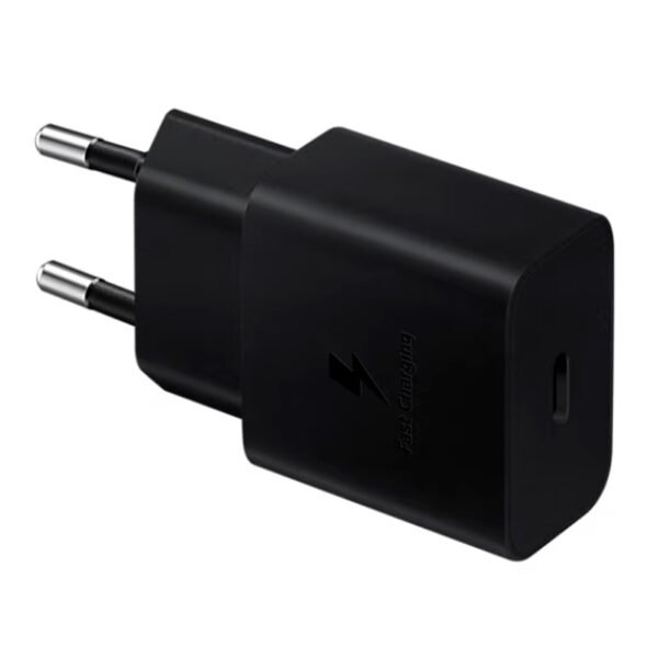 Adaptador de corriente SAMSUNG Travel, hasta 25W, Interfaz USB-C, Color Negro