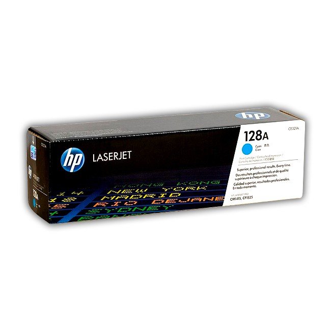 Cartucho de Toner HP CE321A Cyan 128A Original