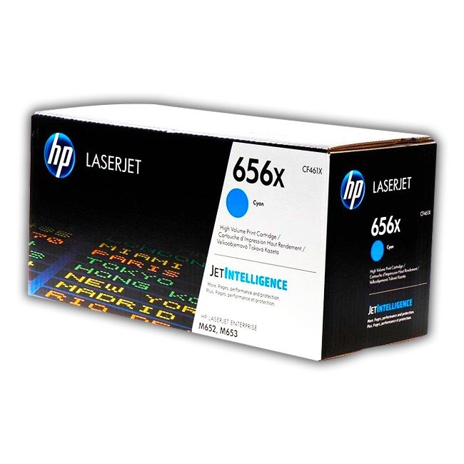 Cartucho de Toner HP CF461X Cyan 656X Original