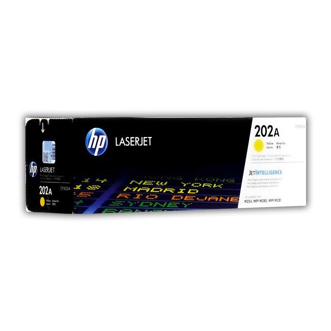Cartucho de Toner HP CF502A Yellow 202A