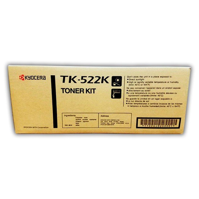 Cartucho de Toner Kyocera TK-522K Original Negro