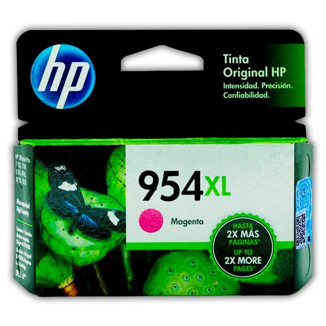 Cartucho HP 954xl Magenta Tinta L0S65AL Officejet 8740