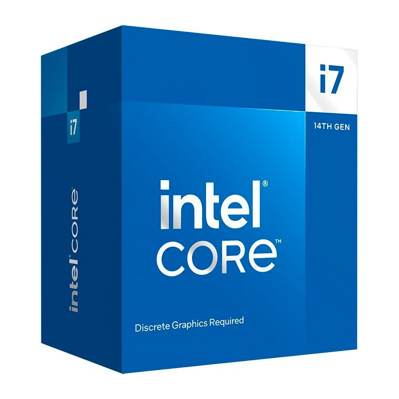 Procesador Intel Core i7-14700F 2.10/5.40GHz, 33 MB Intel Smart Caché, LGA1700, 65W/219W Procesador Intel Core i7-14700F 2.10/5.40GHz, 33 MB Intel Smart Caché, LGA1700, 65W/219W
