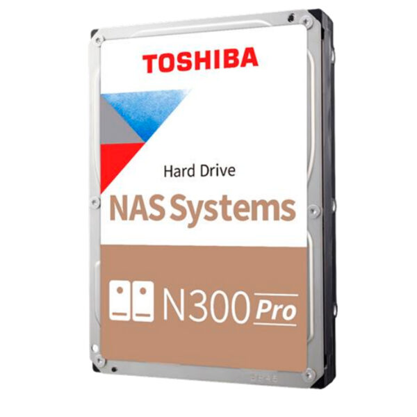Disco duro Toshiba N300 PRO NAS, 20TB, SATA 6.0Gb/s, 7200rpm, 512MB Cache, 3.5”.