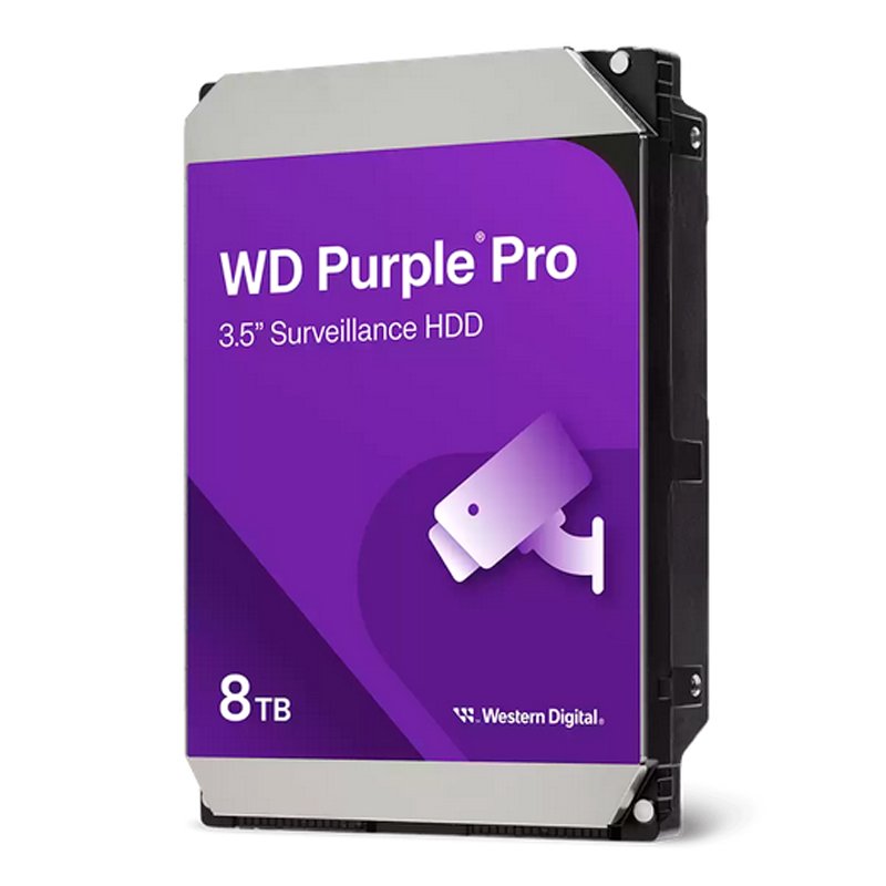 Disco duro Western Digital Purple Pro, 8 TB, SATA, 256MB Cache, 7200RPM, 3.5”