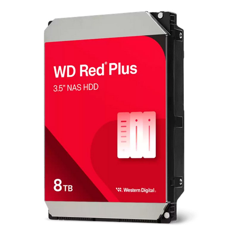 Disco Duro Western Digital Red Plus NAS, WD80EFPX 8TB SATA 6Gb/s 5640RPM 3.5” 256MB Caché Disco Duro Western Digital Red Plus NAS, WD80EFPX 8TB SATA 6Gb/s 5640RPM 3.5” 256MB Caché