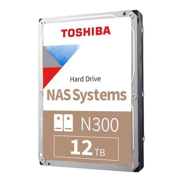 Disco duro Toshiba N300 NAS, 12TB, SATA 6.0Gb/s, 7200rpm, 512MB Cache, 3.5”.