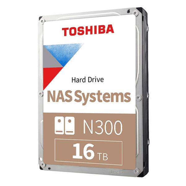 Disco duro Toshiba N300 16TB, SATA 6.0Gb/s, NAS, 512MB Cache, 7200RPM, 3.5”