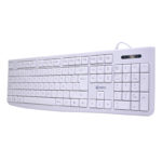 Teclado estándar TE-4069S, multimedia, USB 2.0, español, color blanco