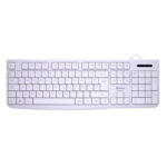 Teclado estándar TE-4069S, multimedia, USB 2.0, español, color blanco - Imagen 2