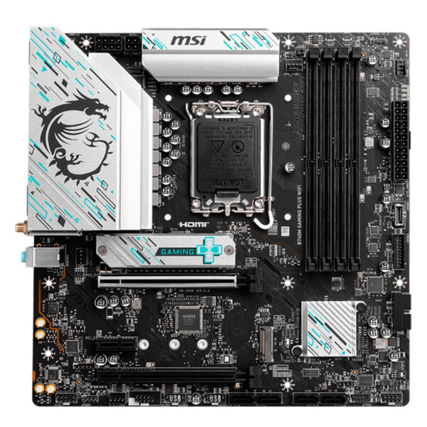 Motherboard MSI B760M GAMING PLUS WIFI, Chipset Intel B760, LGA1700, HDMI, DP, mATX