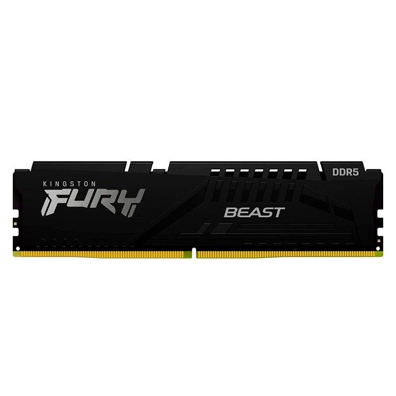 me32kf556c40bb Memoria DIMM Kingston Fury Beast, 32GB DDR5-5600 PC5-44800, CL40, 1.25V, Black - Imagen 1