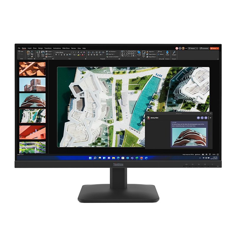 Monitor Plano Lenovo ThinkVision S27-4e, 27” WLED/FHD/IPS/HDMI/VGA