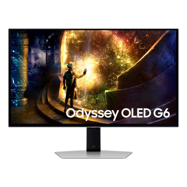 Monitor plano gaming SAMSUNG Odyssey OLED G6, 27” QHD, 240Hz, HDMI, DP