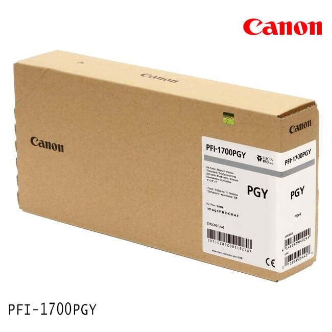 Tanque de Tinta Canon PFI-1700PGY Photo Gris