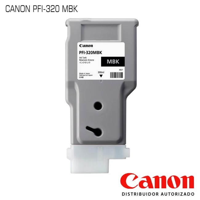 Tanque de Tinta Canon PFI-320 MBK Matte Black