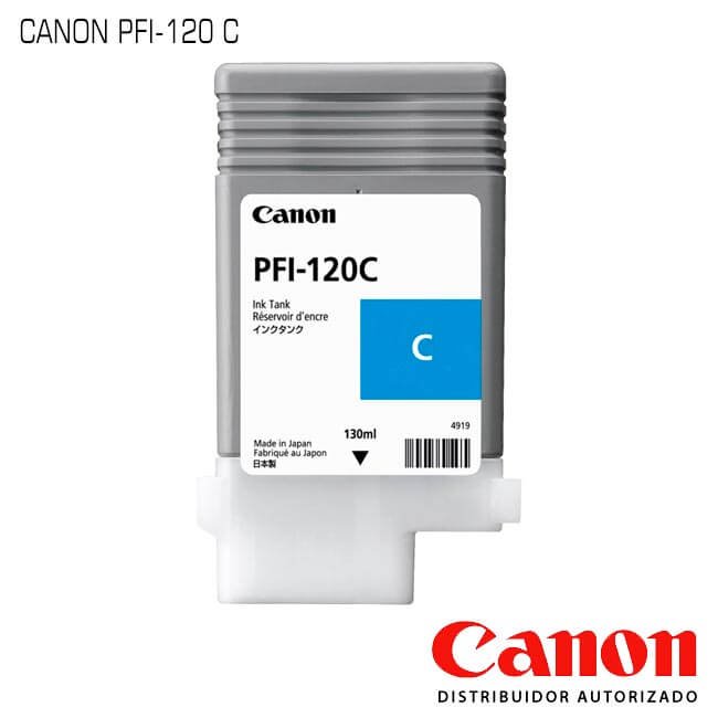 Tanque de Tinta Canon PFI-120C Cyan Tanque de Tinta Canon PFI-120C Cyan