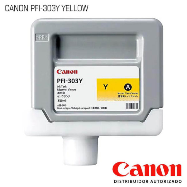 Tinta Canon PFI-303Y Yellow 【 original 】