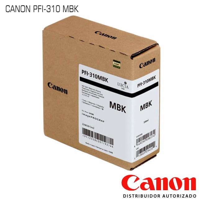 Tinta Canon PFI-310MBK Matte Black 【 original 】
