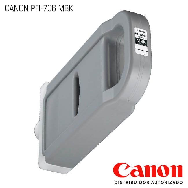 Cartucho de Tinta Canon PFI-706MBK Matte Black