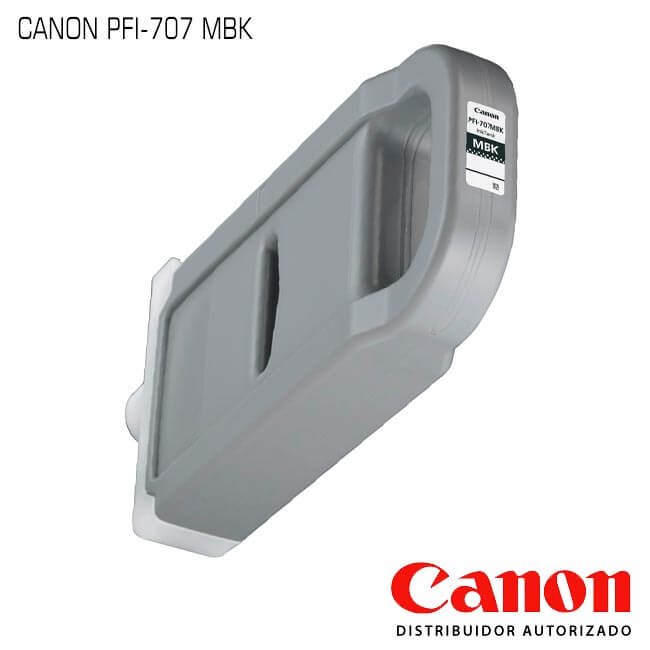 Cartucho de Tinta Canon  PFI-707MBK Matte Black