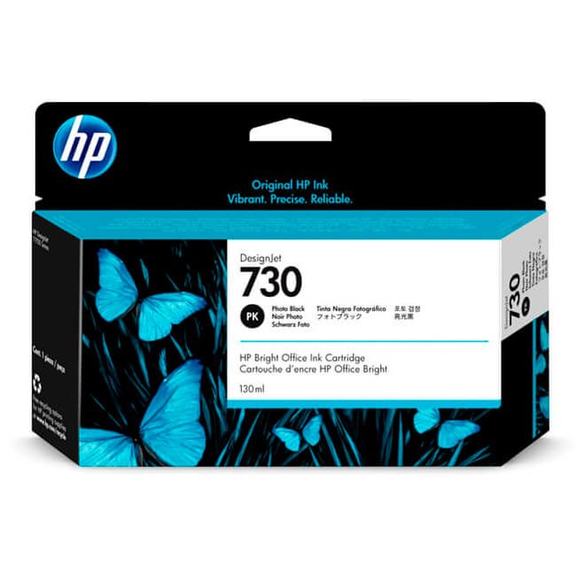 Tinta HP 730 original P2V67A Photo Black