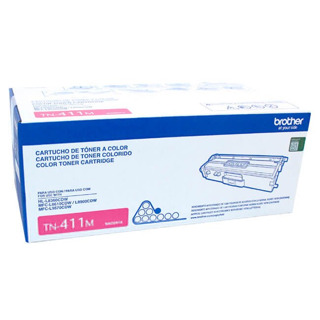 Toner Brother TN-411M Magenta Al Mejor Precio Original
