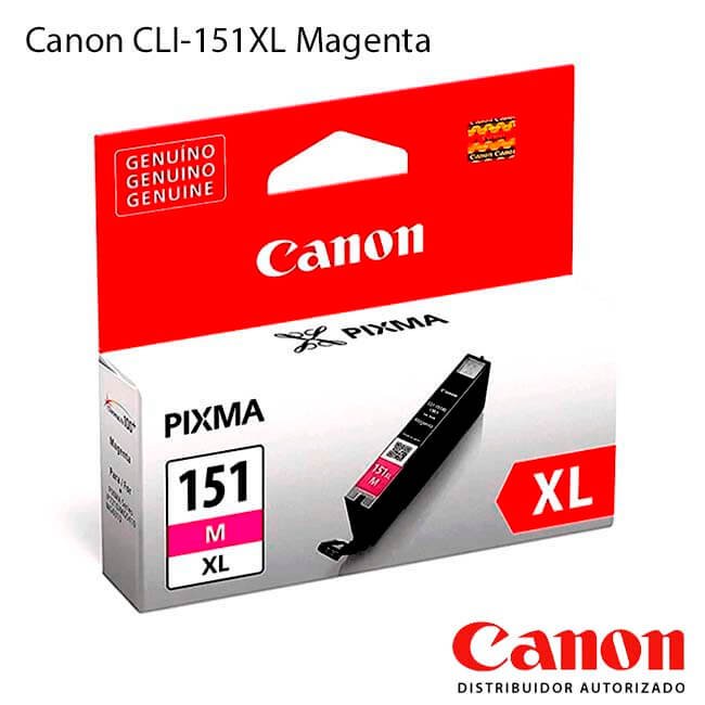 Cartucho de Tinta Canon CLI-151XL alta capacidad Magenta