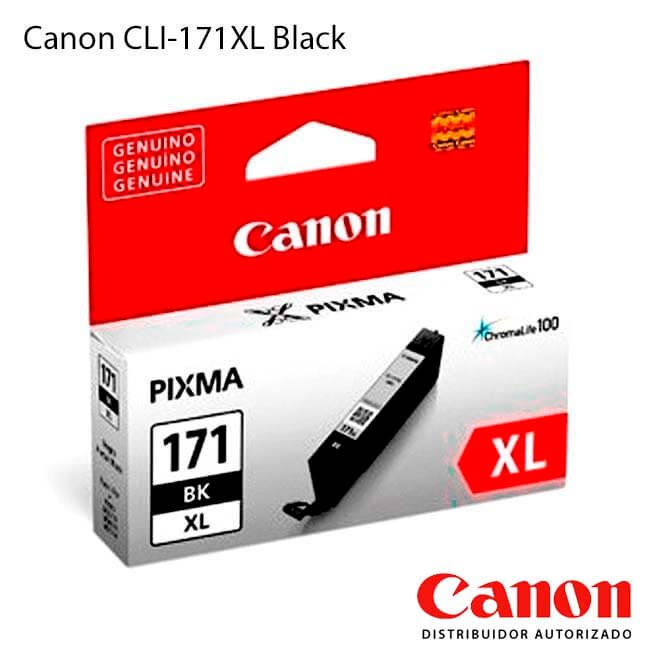 Cartucho de Tinta Canon CLI-171XL alta capacidad Black
