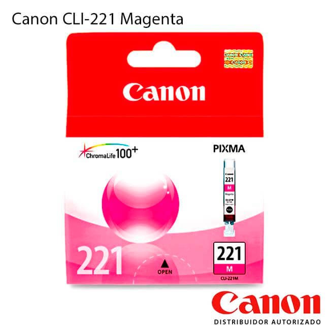 Cartucho de Tinta Canon CLI-221 Magenta