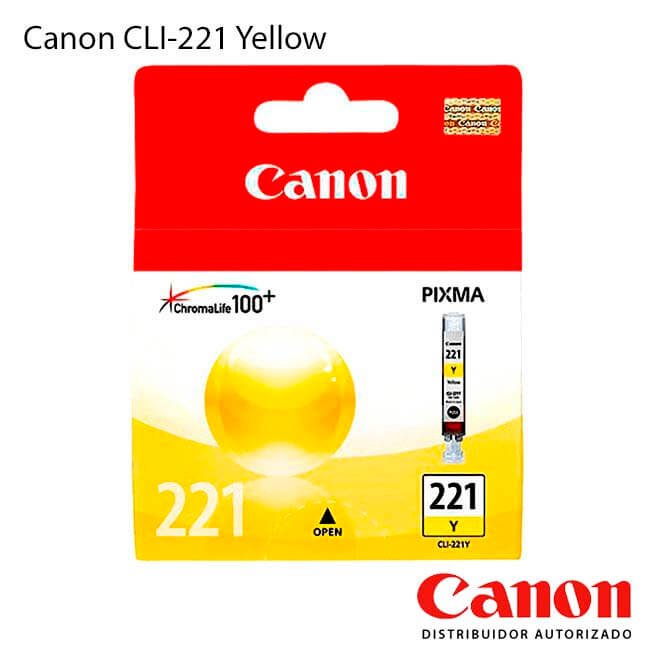 Cartucho de Tinta Canon CLI-221 Yellow