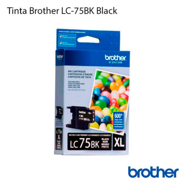 ▷ Tinta Brother LC75BK Black 【 original 】