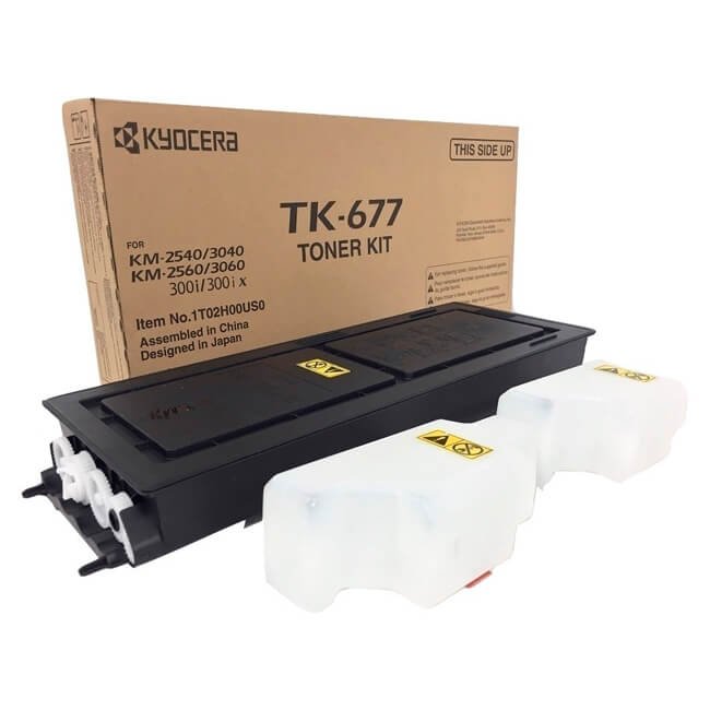 Toner Kyocera KM-2540, 2560 TK-677 Original Negro