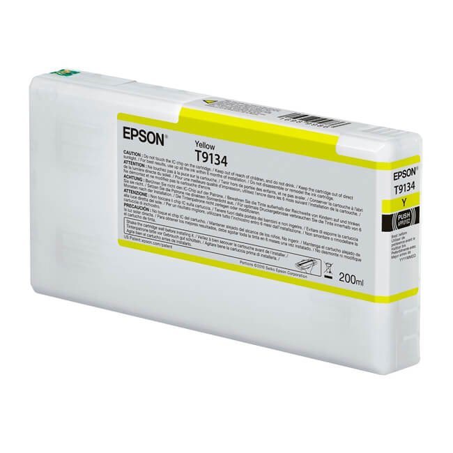 Tinta Epson T9134 original T913400 Amarillo