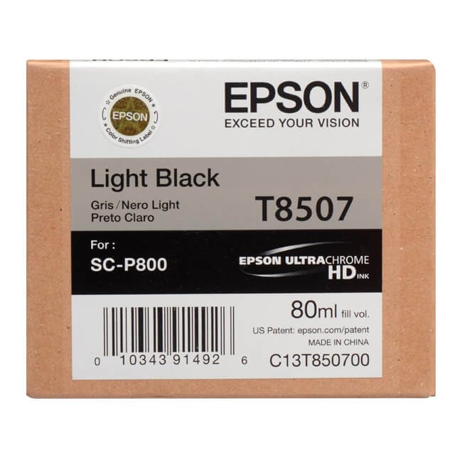 Tinta Epson T8507 original T850700 Negro Claro