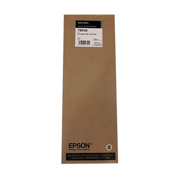 Tinta Epson T8048 original T804800 Negro Mate